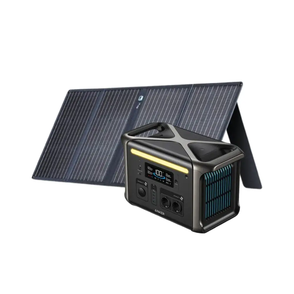 Kit Generator Solar Portabil 1536Wh 1800W Anker Solix F1500 + panou solar 100W [0]
