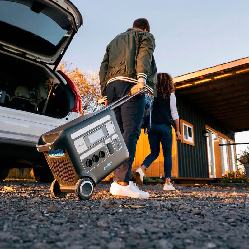 Kit Generator Solar 2048Wh 2400W Anker Solix F2000 (PowerHouse 767) + panou solar 200W (3x) [9]