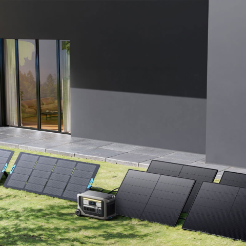 Kit generator solar portabil Anker Solix F3000, 3.072Wh, 3600W cu panou 400W [10]