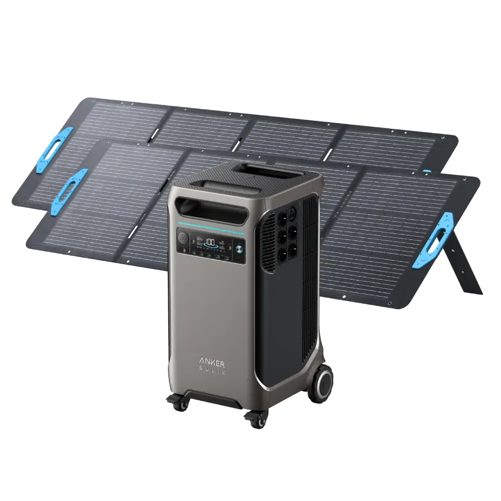 Generatoare Solare Anker - Kit Generator Solar 3840Wh 6000W Anker Solix F3800 + panou solar 200W (2x)