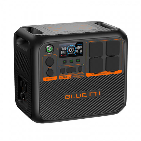 Kit Generator Solar Portabil Bluetti AC200PL 2400W 2304Wh cu 3 x panou 200W [5]