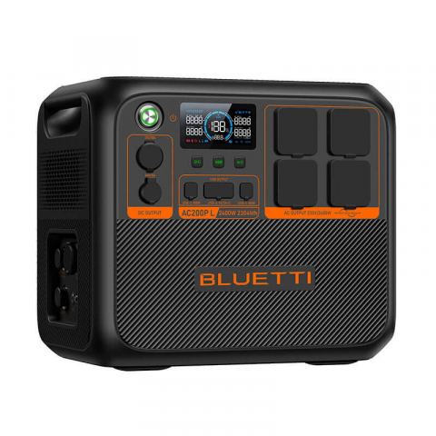 Kit Generator Solar Portabil Bluetti AC200PL 2400W 2304Wh cu panou rigid 2 x 150W [4]