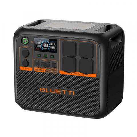 Kit Generator Solar Portabil Bluetti AC200PL 2400W 2304Wh cu panou rigid 2 x 150W [8]