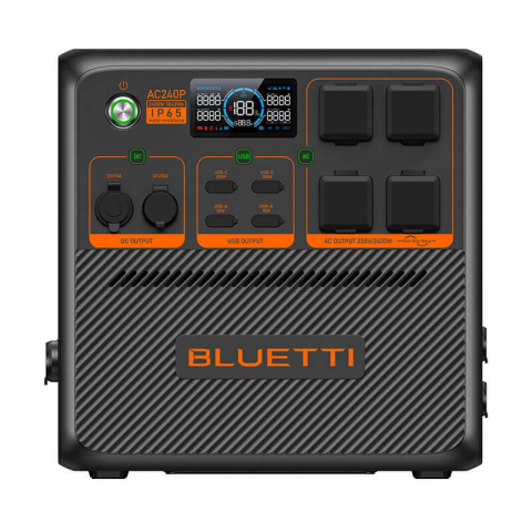 Kit Generator Solar Portabil Bluetti AC240P 2400W 1843Wh LifePO4 cu 3 x panou 200W [2]