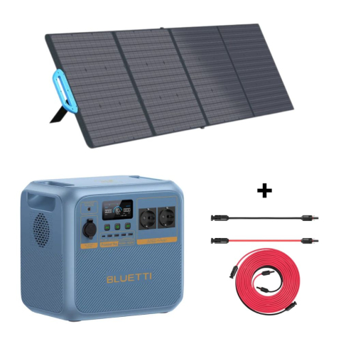 Generatoare Solare Bluetti - Kit Generator Solar Portabil Bluetti Pioneer Na sodium-ion 1500W 900Wh + Panou 200W