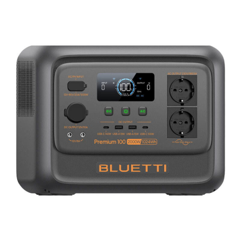 Statie de alimentare portabila Bluetti Premium 100 V2, 1800W 1024Wh, Ecran LCD, LiFePO4, Putere de varf 3600W [3]