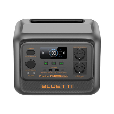 Statie de alimentare portabila Bluetti Premium 100 V2, 1800W 1024Wh, Ecran LCD, LiFePO4, Putere de varf 3600W [2]