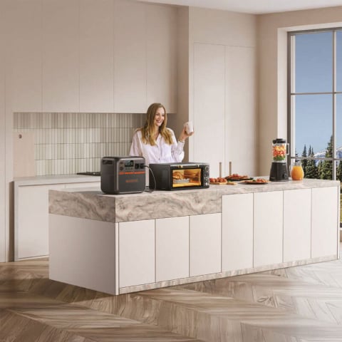 Statie de alimentare portabila Bluetti Premium 200 V2, Ecran LCD, 2800W, 2073.6Wh, LiFePO4, Varf 3900W, [10]