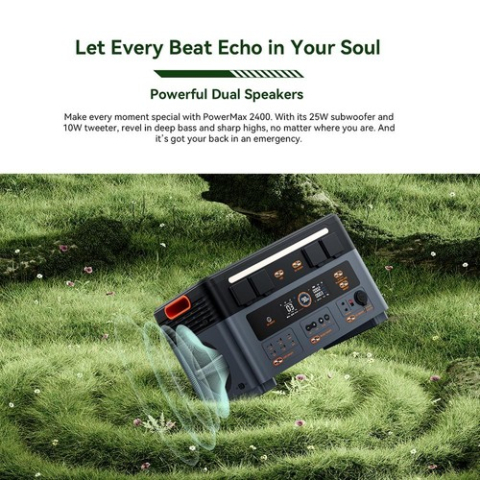 Kit generator solar portabil Oscal PowerMax 2400Pro 2400W 2016Wh + panou 200W [10]