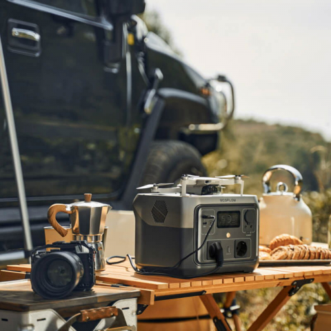 Kit generator solar portabil 512Wh 1000W EcoFlow River 2 Max + panou 110W [10]