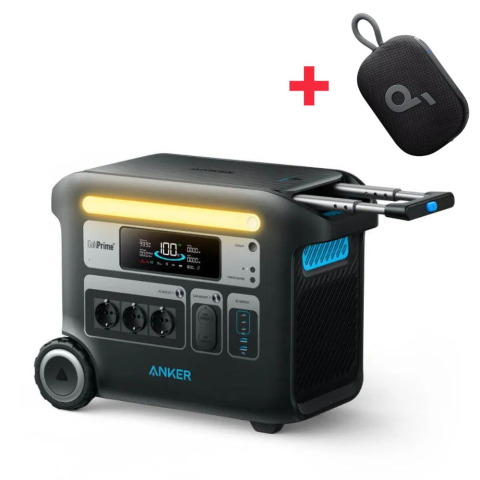Portable Solar Generators - Statie de incarcare portabila Anker Solix F2000, 2048 Wh, 2300 W, intrare incarcare solara pana la 1000 W, aplicatie iOS si Android