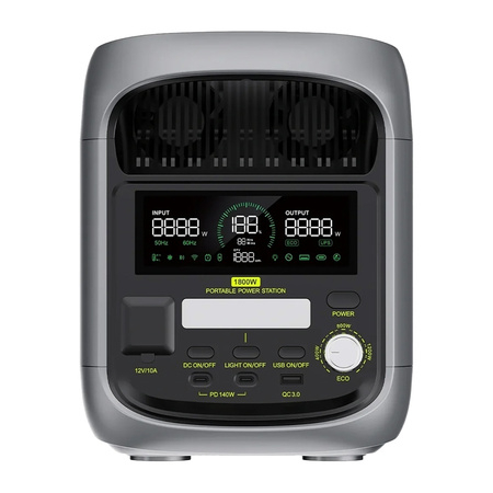 Statie de incarcare portabila FOSSIBOT F1800 de 1800W 1024Wh (gri) [1]