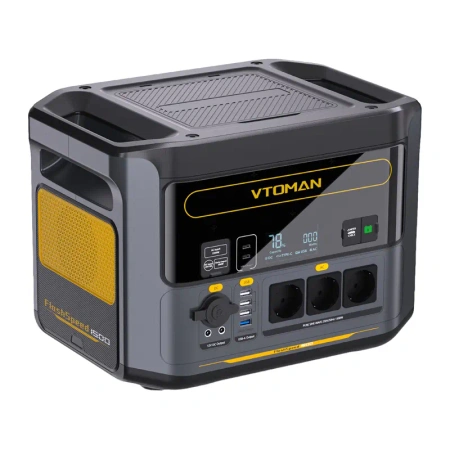 Kit generator solar portabil VTOMAN FlashSpeed1500 1500W 1408Wh cu panou solar 200W [2]