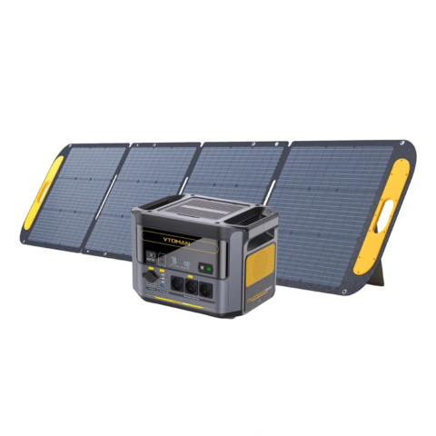 Generatoare solare VTOMAN - Kit generator solar portabil VTOMAN FlashSpeed1500 1500W 1408Wh cu panou solar 200W
