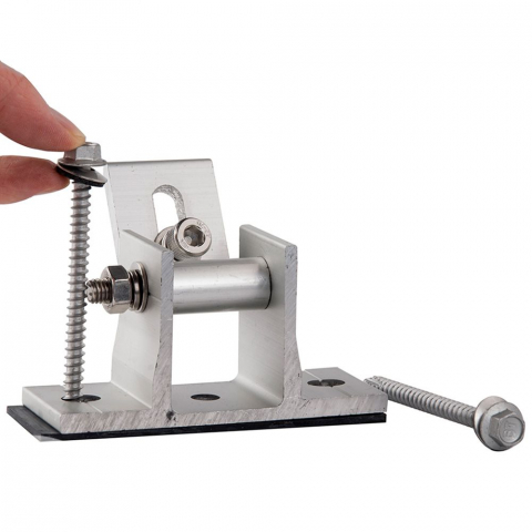 Suport pentru panouri solare pentru montarea pe acoperiș plat, înclinare reglabilă 10°-60° [4]