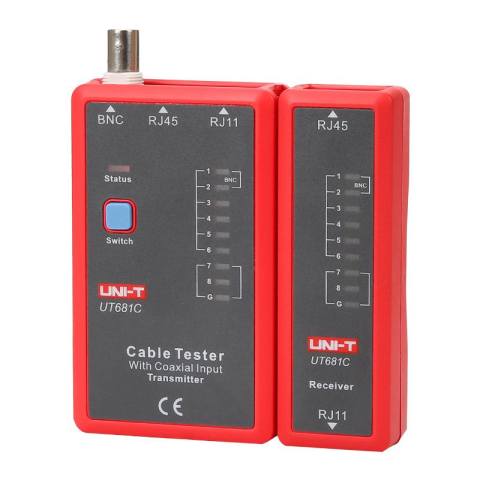 Tester Cabluri Uni-T UT681C, Ethernet RJ45 RJ11 BNC HDMI, Scurtcircuit Circuit Deschis Incrucisate [4]