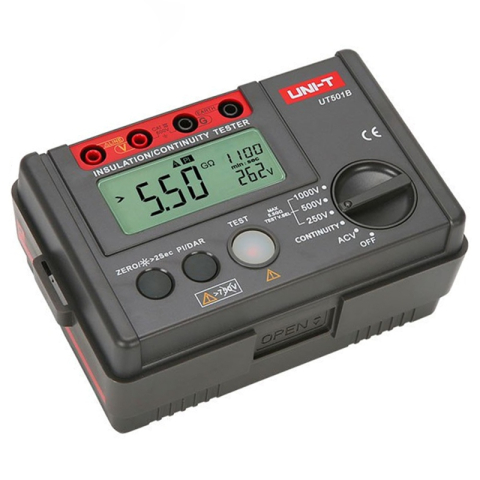 Tester Rezistenta Izolatie Uni-T UT501B, 250V-1000V Test, Izolatie 1000GOhm, Index Polarizare, Autoscalare, Iluminare [4]