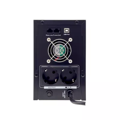 UPS 2100VA 1200W cu Stabilizator si Management, 2x Schuko, Ecran LCD si 2x Acumulator 12V 9Ah, TED Electric [3]