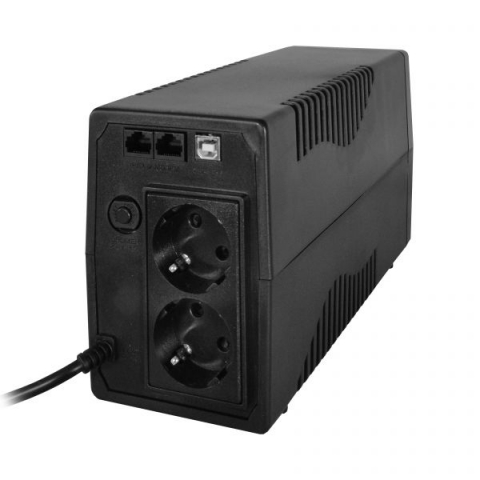 UPS 900VA 500W cu Stabilizator si Management, 2x Schuko, Ecran LCD si Acumulator 12V 9Ah, TED Electric TED003942 [1]