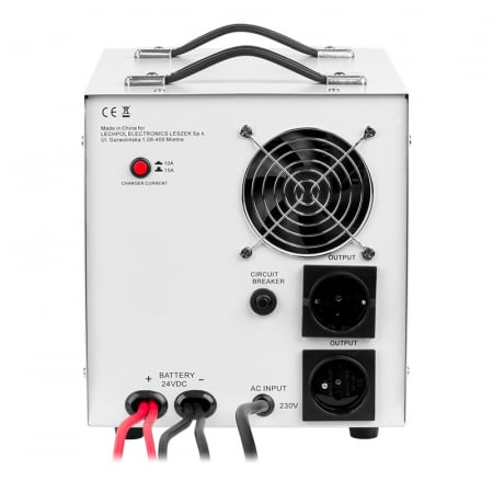 UPS pentru centrala termica cu unda sinusoidala pura, display LED 2600VA 1800W, utilizeaza 1 acumulator 24V (neinclus), Kemot URZ3429 [2]