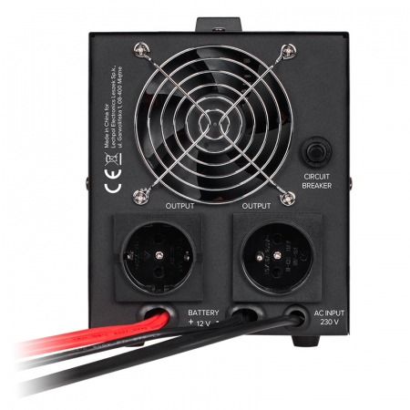 UPS Centrale Termice, Sinus Pur, 800VA 500W, Pentru Baterii 12V, Rebel [2]