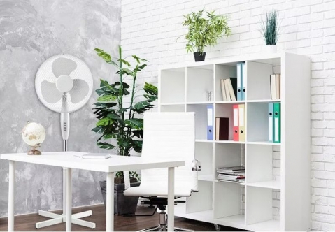 Ventilator cu picior, 40 cm, Platinet 44734, 3 viteze, 40W, oscilatie automata, inaltime 120 cm, alb [4]