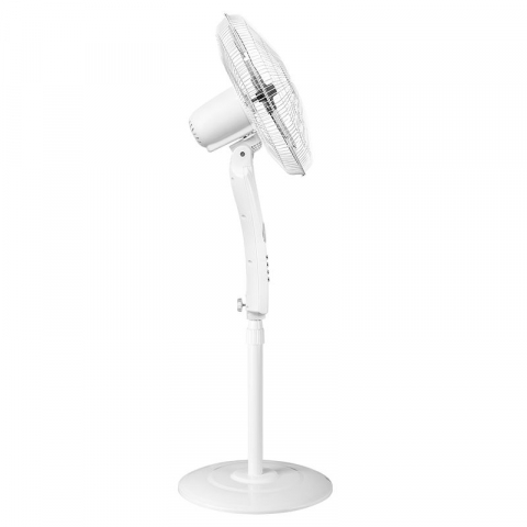 Ventilator cu picior 50W, 3 viteze, oscilatie 90 de grade, functie timer, alb, Teesa [3]