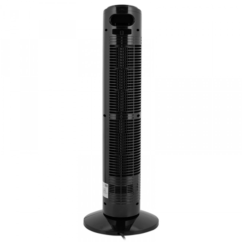 Ventilator turn, 74cm 50 W, Temporizator, Telecomanda, Oscilatie automata, Butoane tactile, Negru [3]