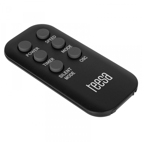 Ventilator turn, 74cm 50 W, Temporizator, Telecomanda, Oscilatie automata, Butoane tactile, Negru [5]