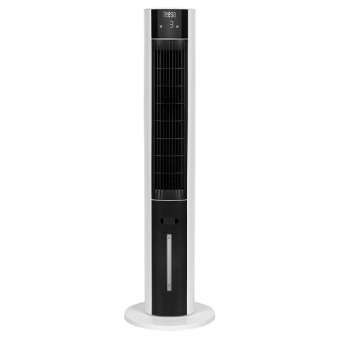 Ventilator turn cu rezervor de apa, 3 viteze, display LED, 60W, telecomanda, Teesa [2]