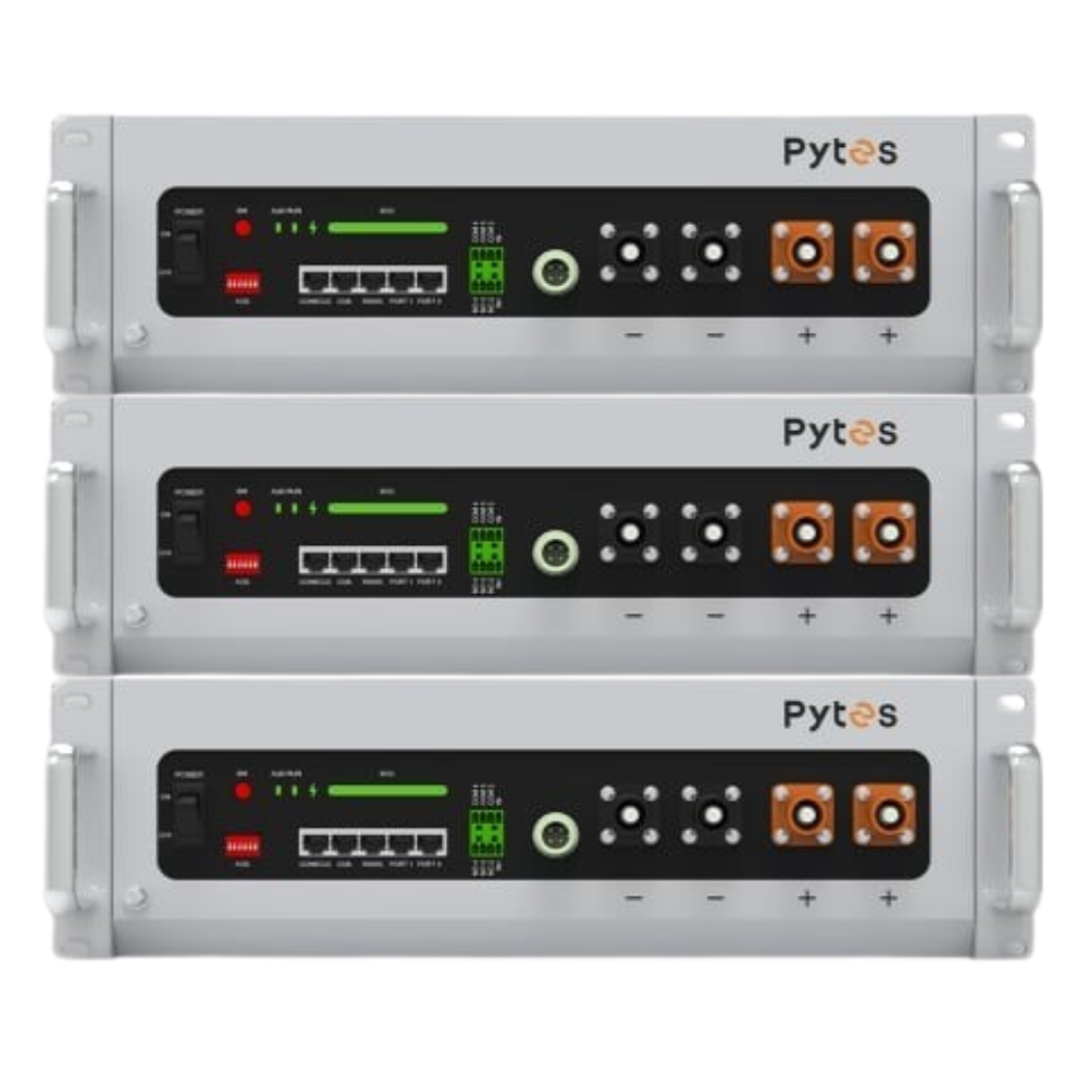3X Acumulator solar LiFePO4 5.12kWh 51.2v 100Ah Pytes V5a