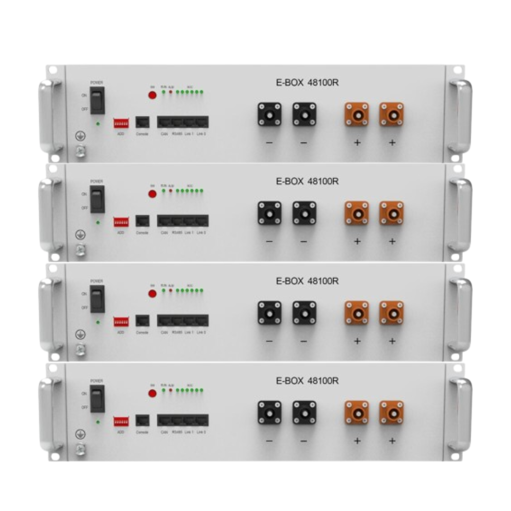 4X Acumulator Solar 100Ah 51V 5.1kWh LiFePO4 Pytes E-Box 48100R-C