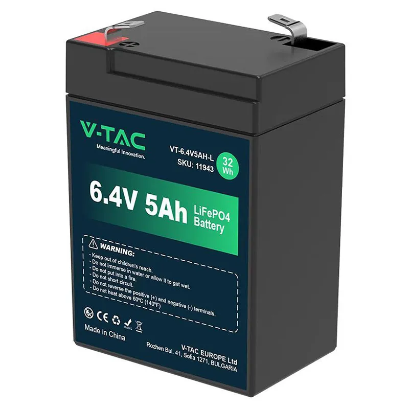 Acumulator Lithium 6.4V 5Ah V-Tac LiFePO4