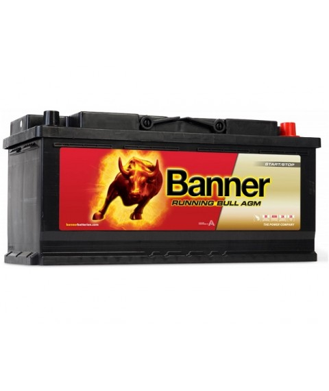 Baterie auto 12V 105Ah 950A Banner stop-start AGM Running Bull 60501