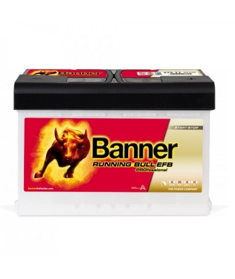 Baterie auto 12V 75Ah 700A start-stop EFB Banner Running Bull Professional 57511