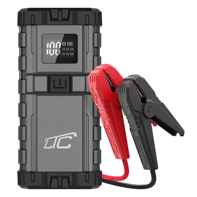 Jump Starter auto portabil 3in1 Powerbank Lanterna 24000 mAh USB-C PD 65W USB-A QC 3.0 12 V cabluri electrice 65 W