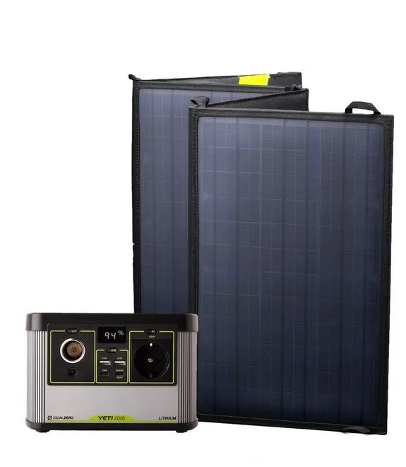 Kit Generator Solar Portabil 120W 187Wh Goal Zero Yeti 200X + panou 50W