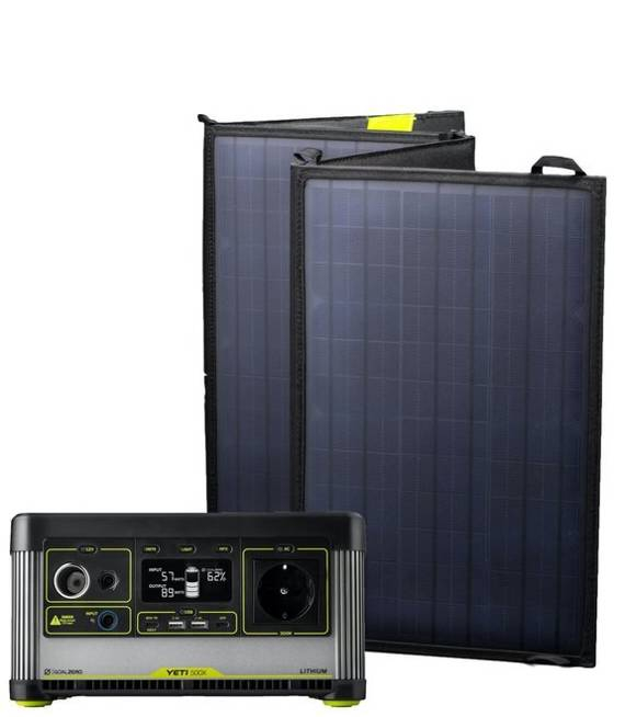 Kit Generator Solar Portabil 300W 505Wh Goal Zero Yeti 500X + panou 50W