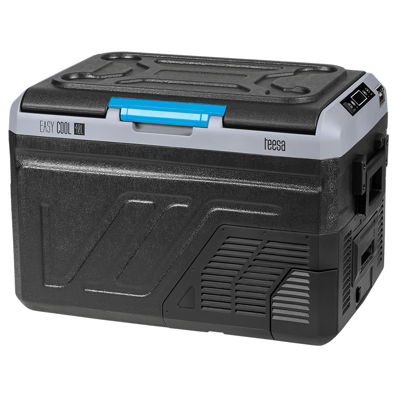 Lada frigorifica profesionala cu compresor, 40 l, Panou tactil, Porturi USB-A, USB-C, Alimentare DC 12 24 V si adaptor 220 V