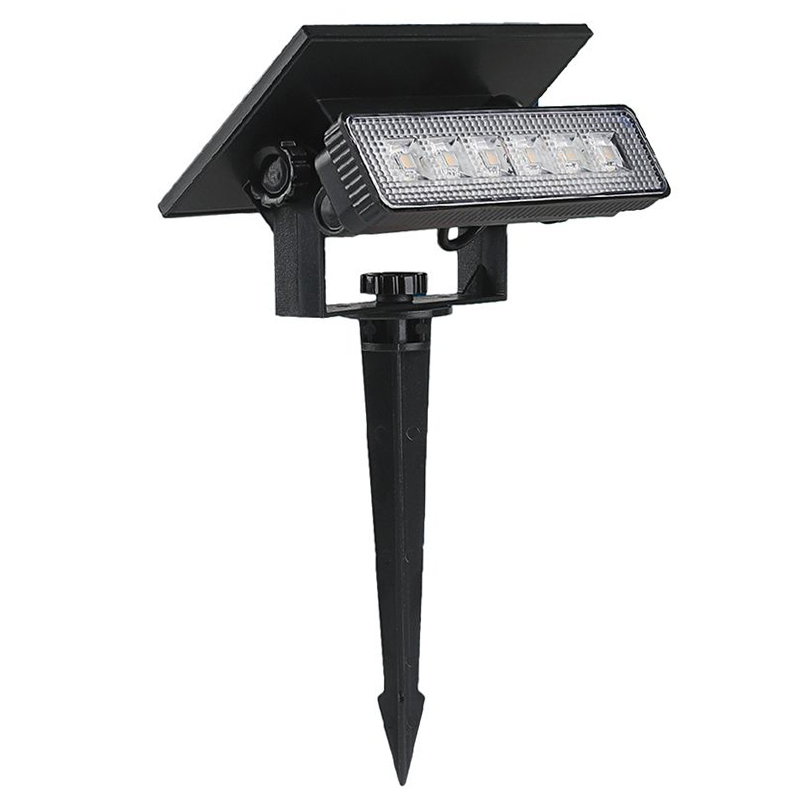Lampa LED solara 0.9W 3000K 2 in 1 cu montaj pe perete si tarus pentru gradina IP65