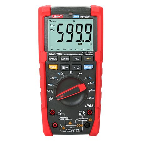 Multimetru Digital Uni-T UT195E, True RMS, Frecventa 10MHz, LoZ, Capacitate, CAT III, Autoscalare, MAX MIN, IP54