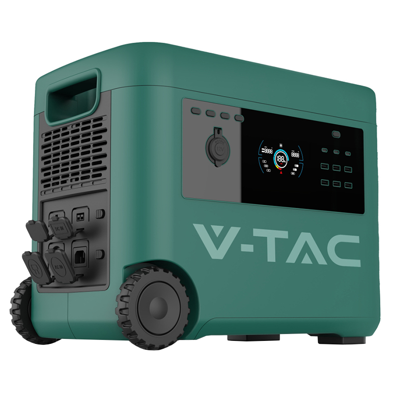 Power Station Portabil V-TAC VT-2002 2000W 2016Wh, statie de alimentare portabila camping, casa, urgente