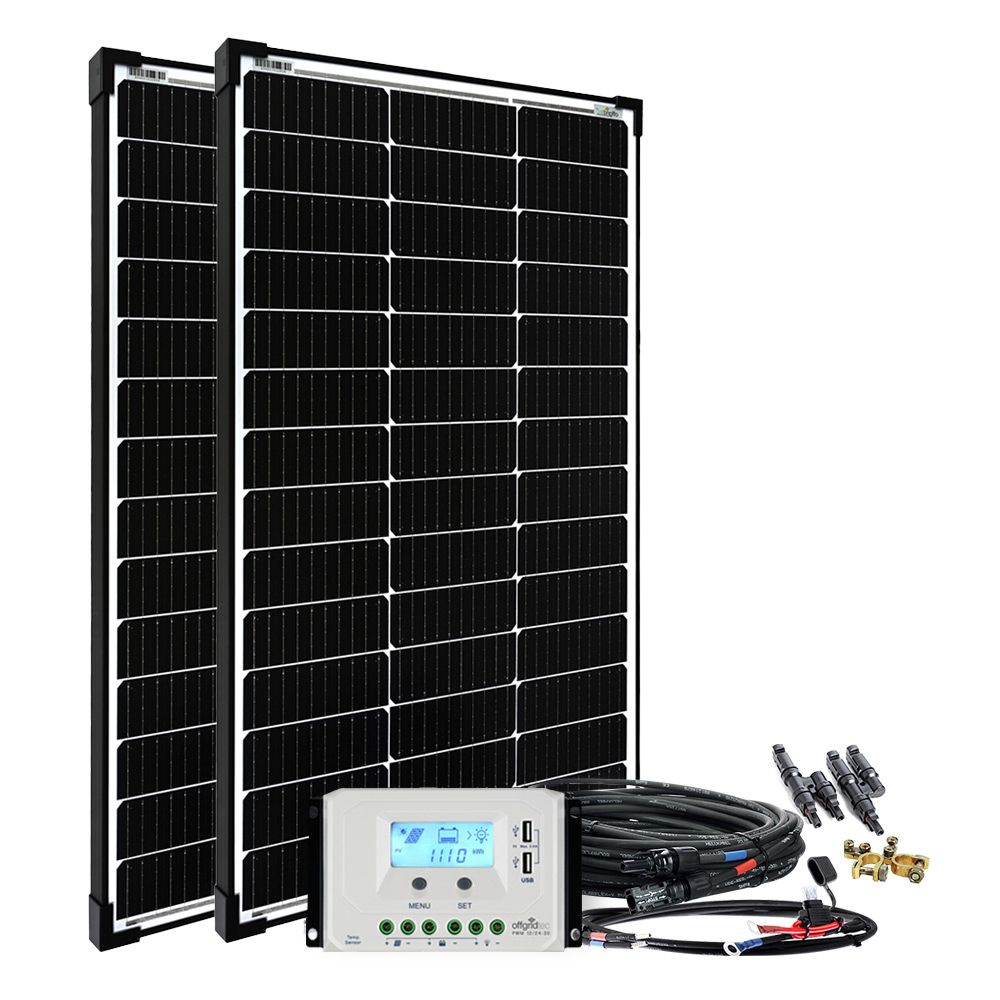 Sistem fotovoltaic off-grid 200W 12 24V basicPremium-L