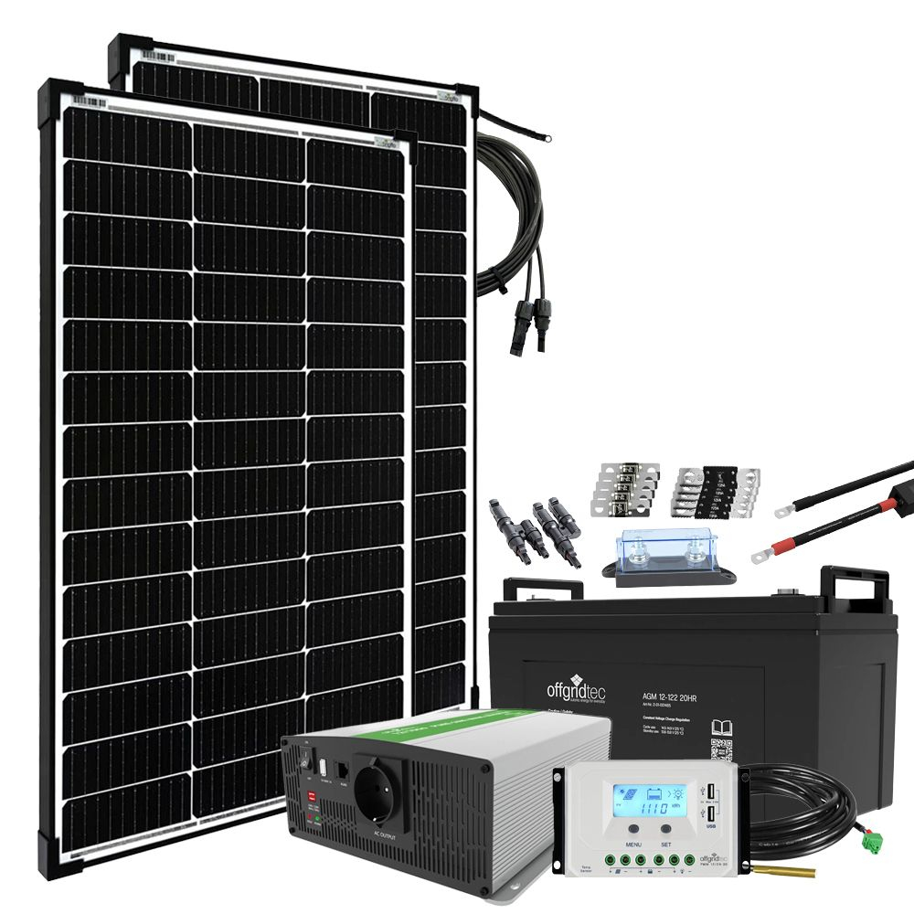 Sistem fotovoltaic off-grid 200W 12V Autarkic M-Master, iesire AC 1000W 12V 230V