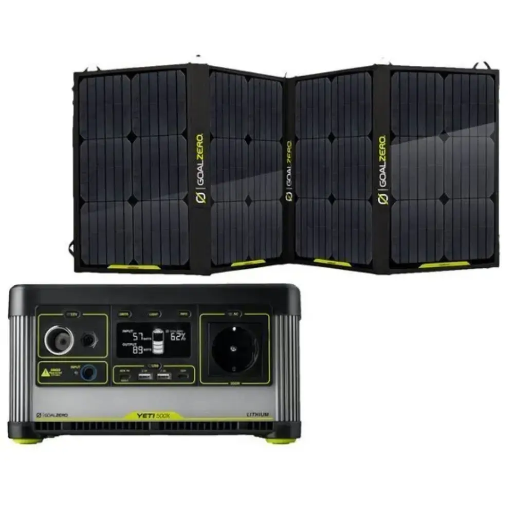 Kit Generator Solar Portabil 300W 505Wh Goal Zero Yeti 500X + panou 200W