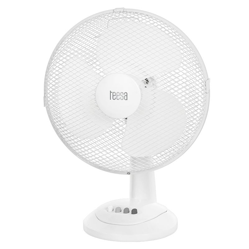 Ventilator de masa cu 3 viteze, alb