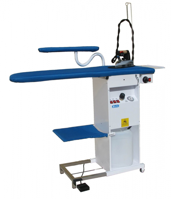 Masa de calcat profesionala Bieffe cu incalzire si aspiratie 700W + statie de calcat 2.8 l + rezervor 10 l [2]
