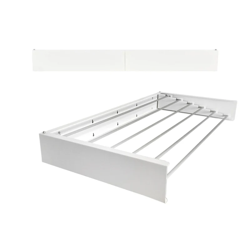 Uscator de rufe Foxydry Hide montabil pe perete 101 cm, Alb [2]