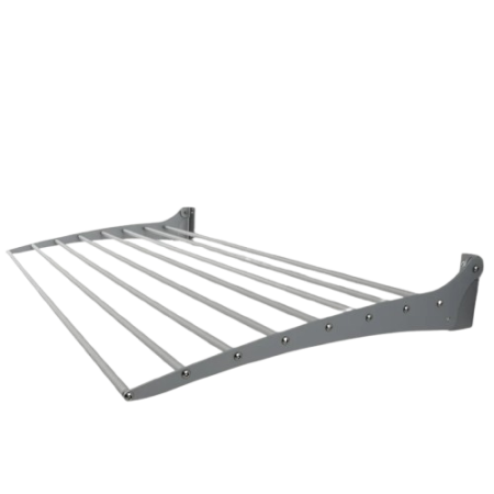 Uscatoare rufe - uscator-rufe-perete-foxydry-fold-120-argintiu-rabatabil-sus