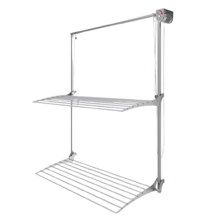 Uscatoare rufe - uscator-rufe-perete-foxydry-wall-plus-100-argintiu-actionare-stanga